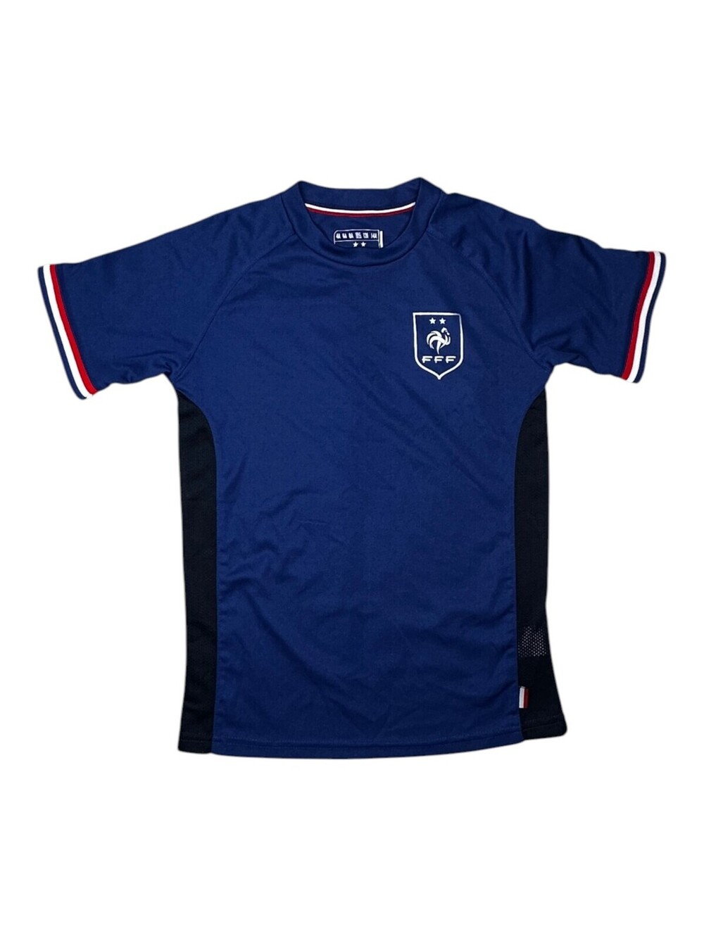 FFF Blue Kids' Activewear Shirt with White Accents